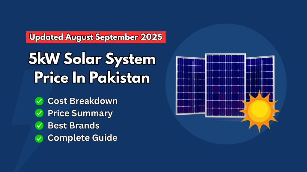 5kW Solar System Price In Pakistan
