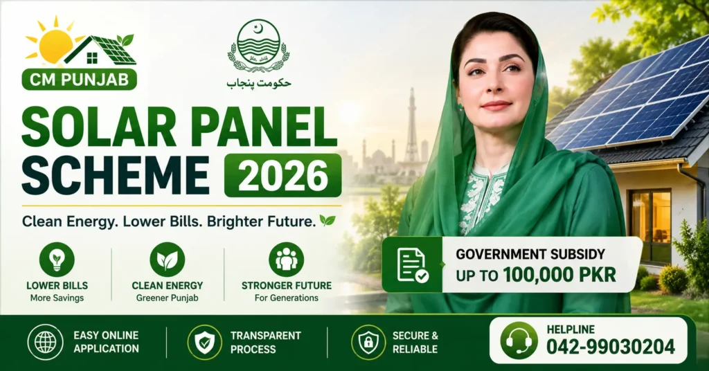 Cm solar scheme, Punjab Solar Scheme, Solar Panel Schemes